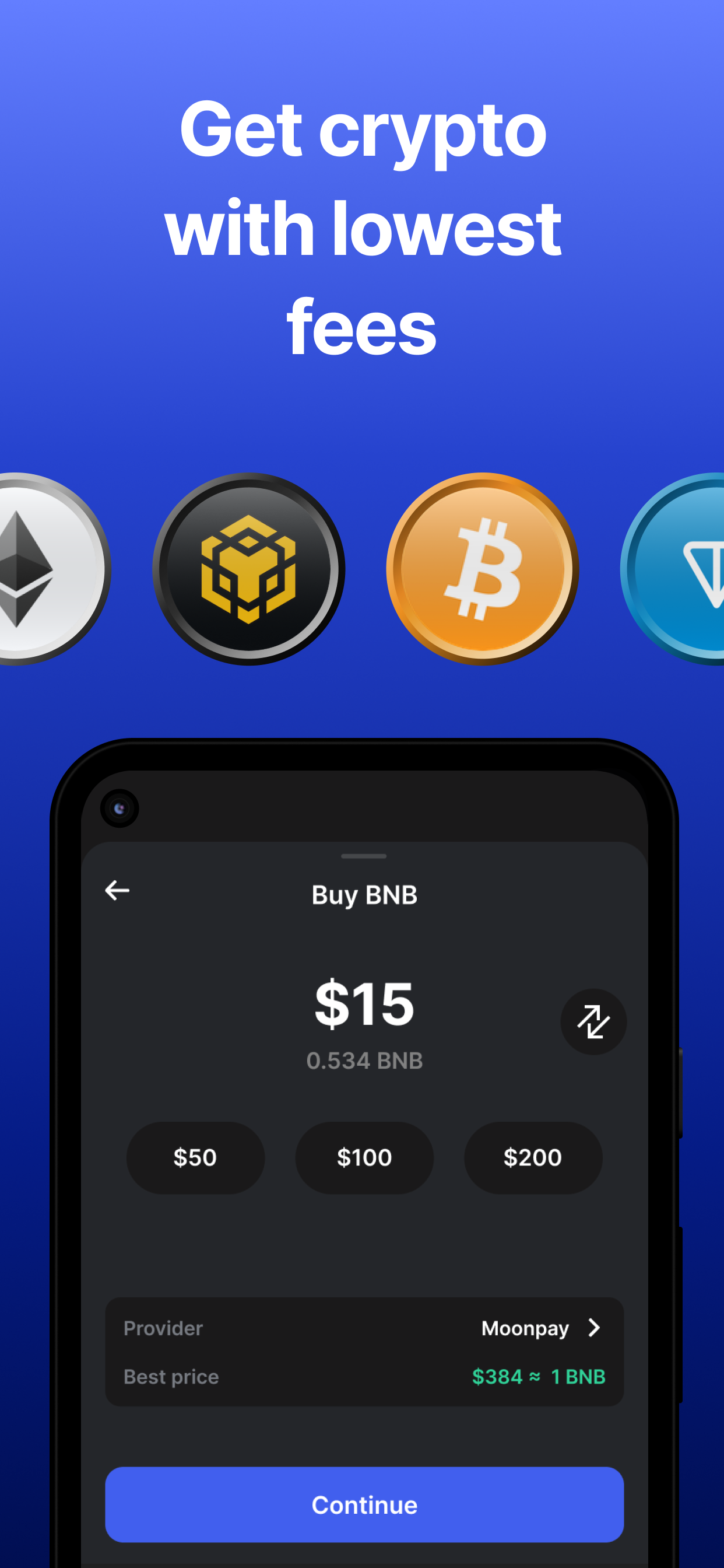 screenshot of Gem Wallet